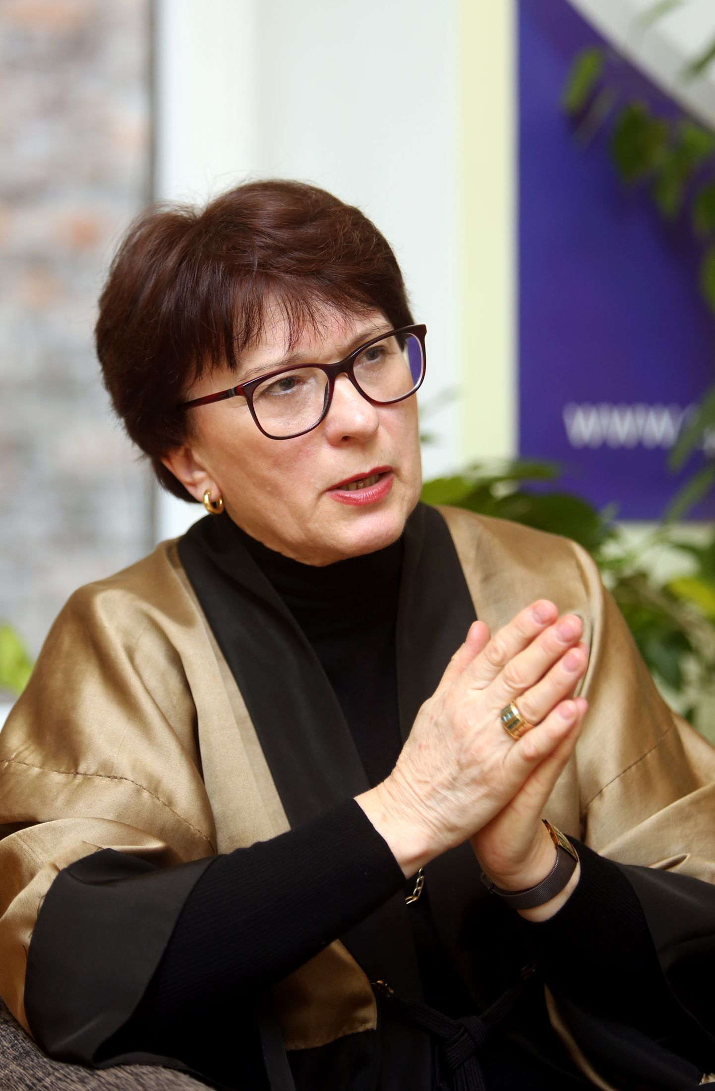 Eiropas Parlamenta deputāte Sandra Kalniete.