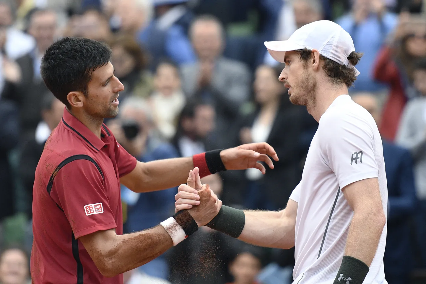 Novak Djokovic ja Andy Murray.