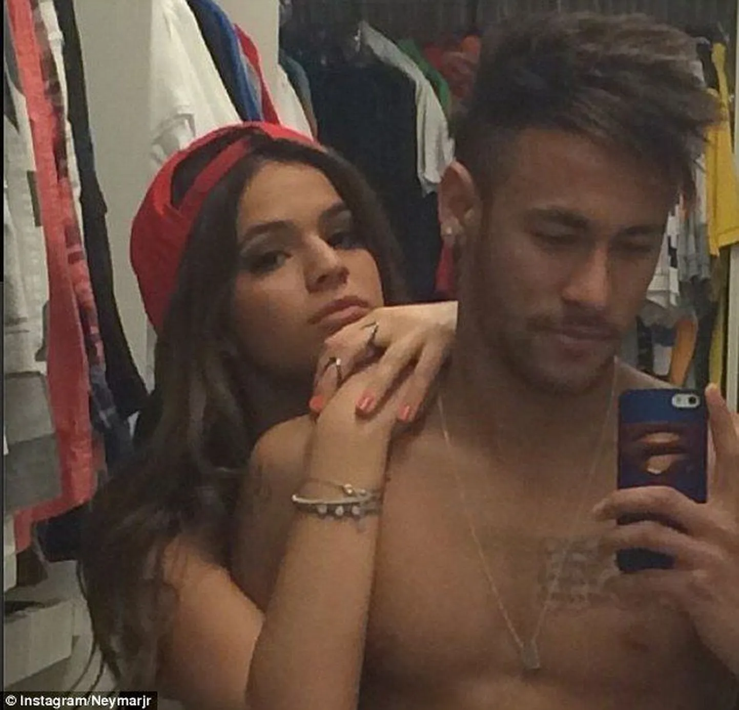 Gabriella Lenzi ja Neymar.