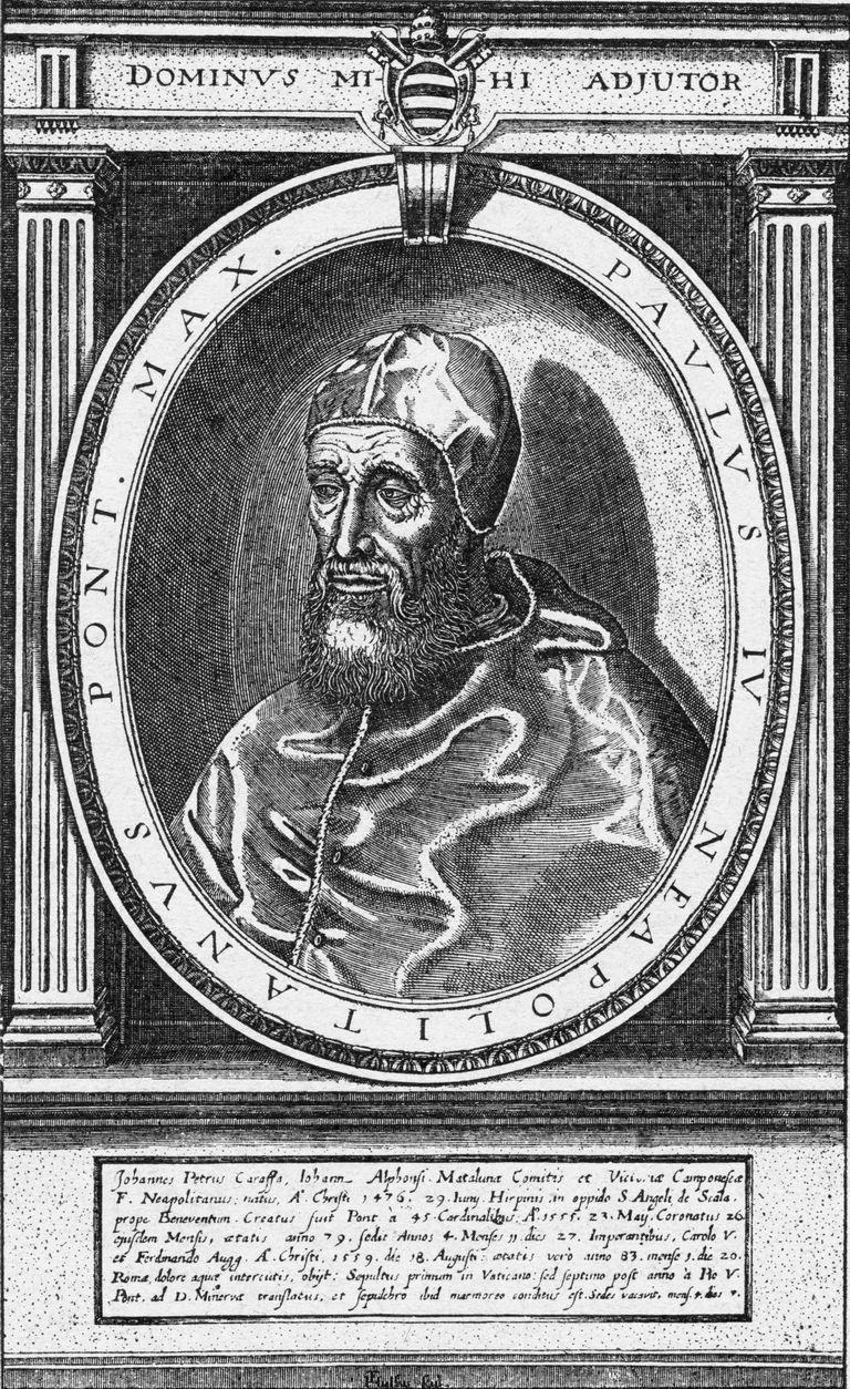 Paavst Paulus IV, kes oli katoliku kiriku juht 1555 - 1559