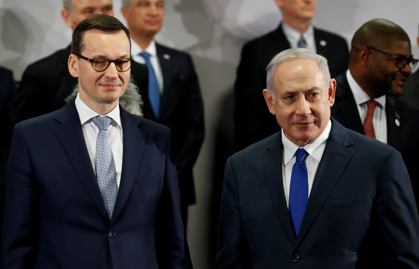 Poola peaminister Mateusz Morawiecki ja Iisraeli valitsusjuht Benjamin Netanyahu.