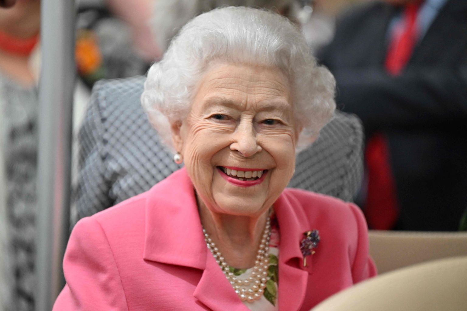 Kuninganna Elizabeth II Chelsea lillenäitusel mais, 2022