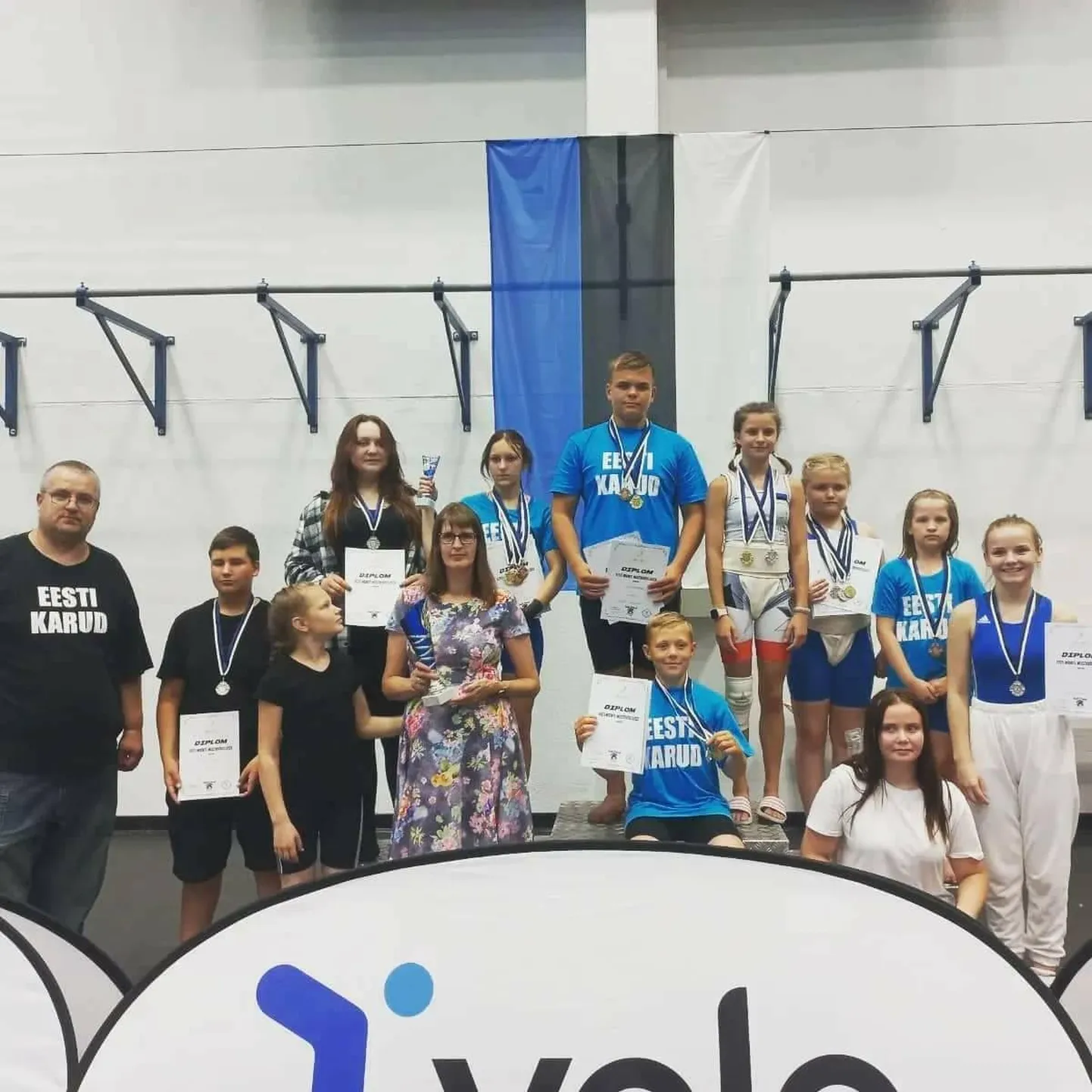 Spordiklubi Eesti Karud tuli klubide üldarvestuses kolmandaks.
