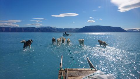 Hirmutav sula: Gröönimaa jääväljad on kaetud lainetava veega