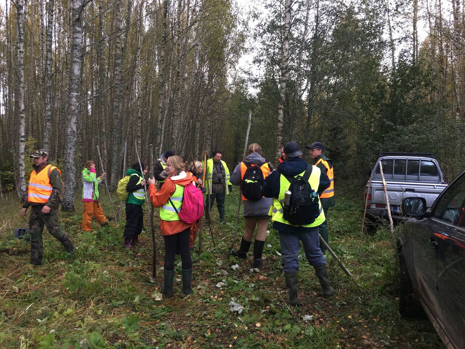 Lahinguristsed said Iga Elu vabatahtlikud 2018. aasta oktoobris Reminiku metsast seenele läinud Ivani otsides.