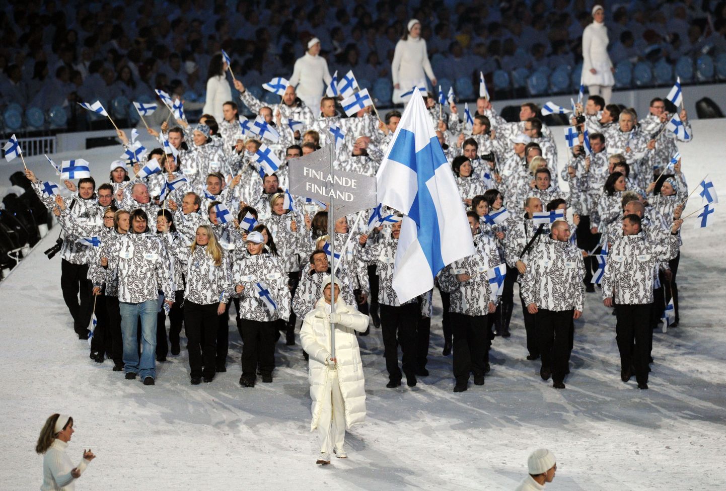 Soome sportlased Vancouveri taliolümpiamängude avatseremoonial