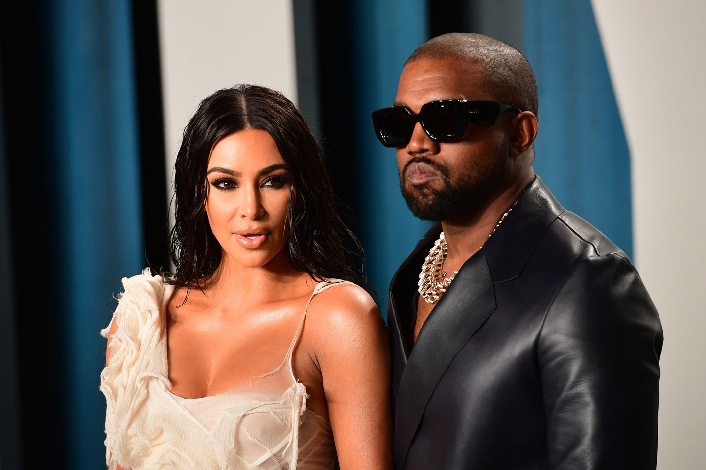 Kim Kardashian ja Kanye West.