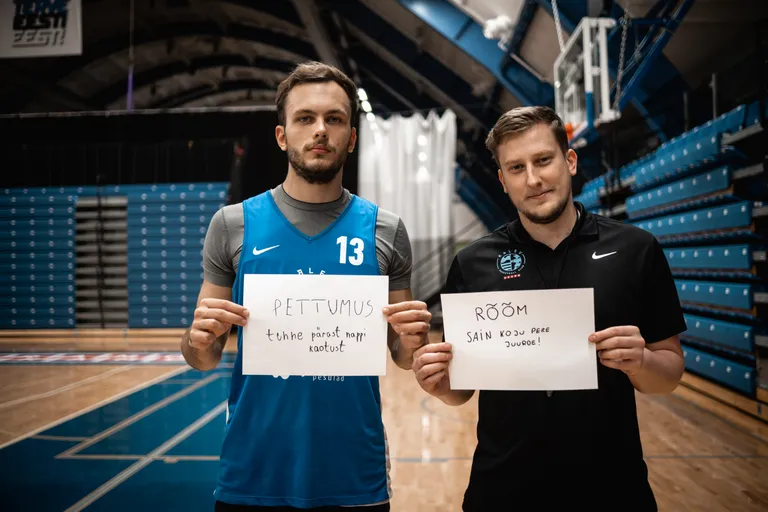 Kampaania «Pääse maski lõksust!» sai alguse eilsel BC Kalev/Cramo ja VEF Riga mängul.