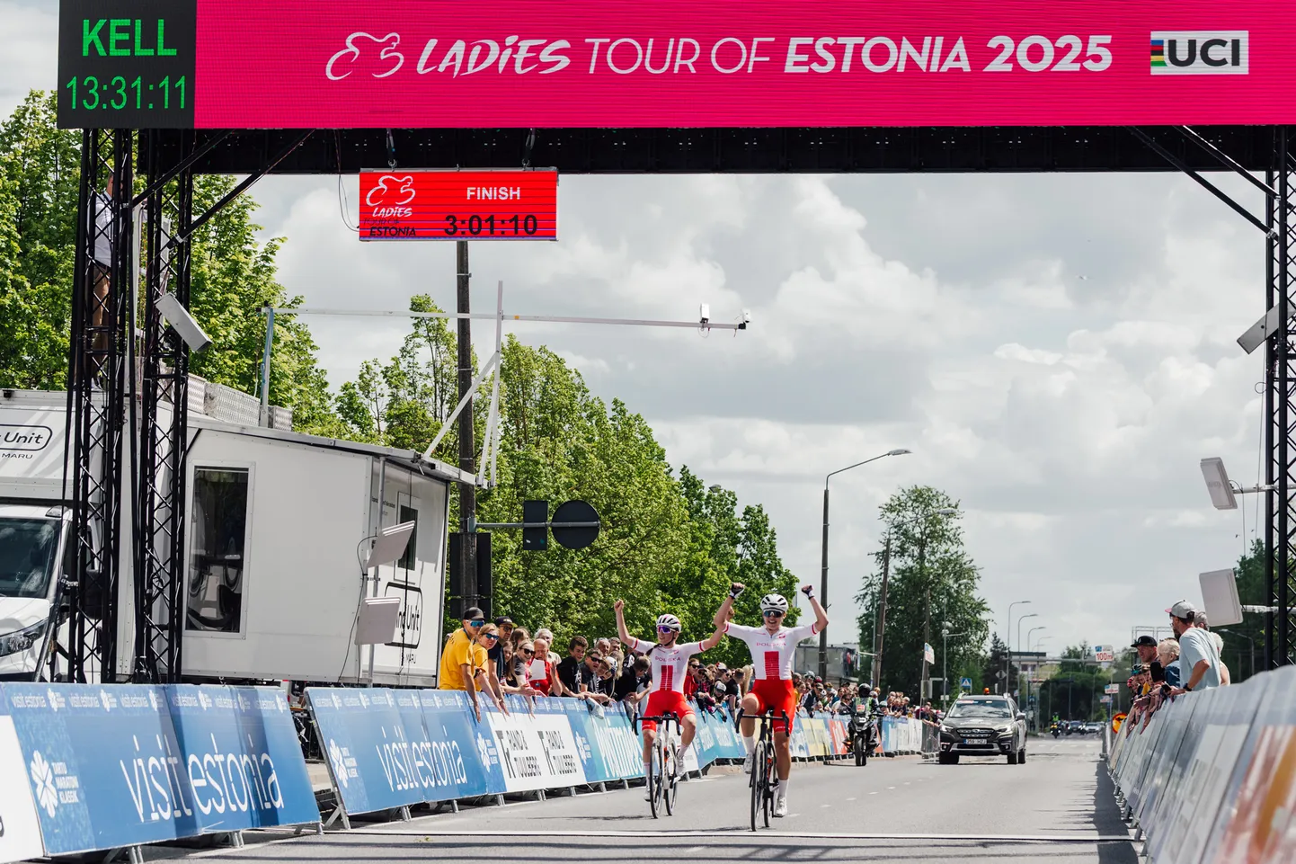 2025. aasta Ladies Tour of Estonia võitjate finiš.