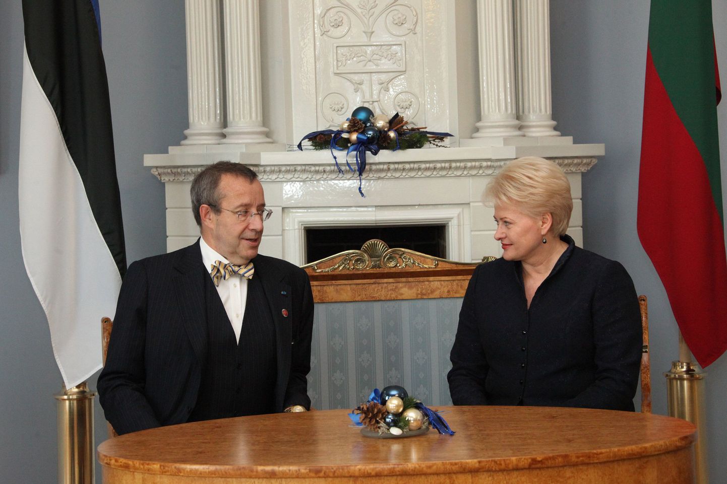 President Toomas Hendrik Ilves kohtus täna Vilniuses Leedu riigipea Dalia
Grybauskaitėga.