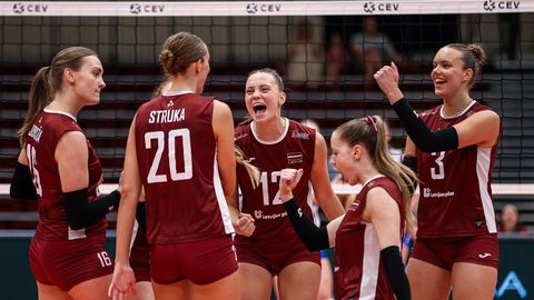 Latvijas volejbolistes kvalificējas Eiropas čempionātam