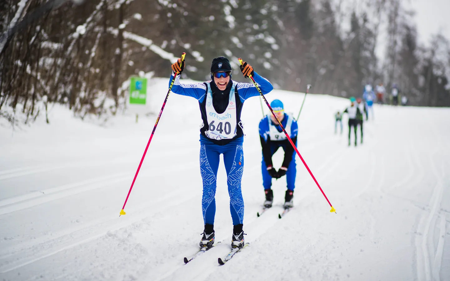 Suusataja 47. Tartu Maratonil.