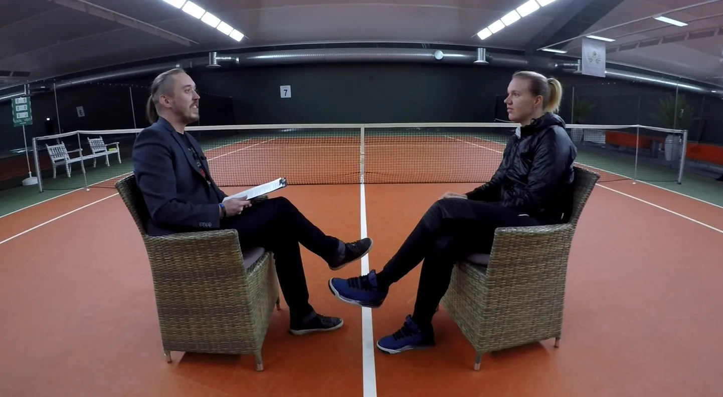 Stass Kuznetsov ja Kaia Kanepi.