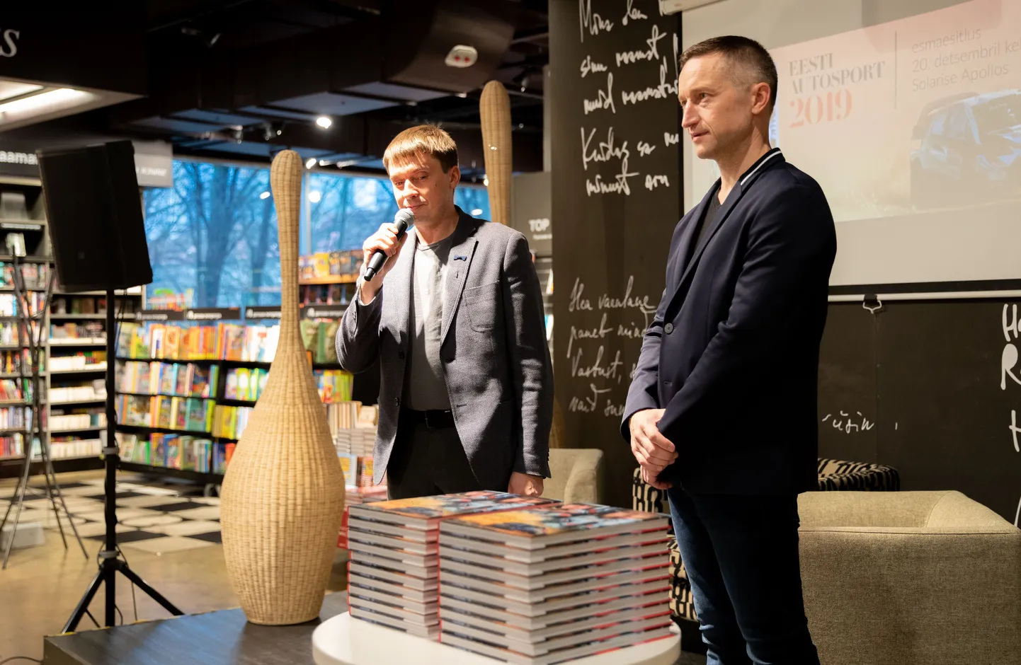 EALi juhatuse liikmed Kuldar Sikk (vasakul) ja Janis Kaal.