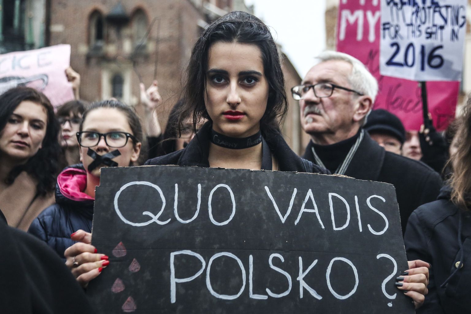 Protestid abordiõiguste piiramise vastu on Poolas kestnud juba aastaid. Foto meeleavalduselt 2016. aastal.