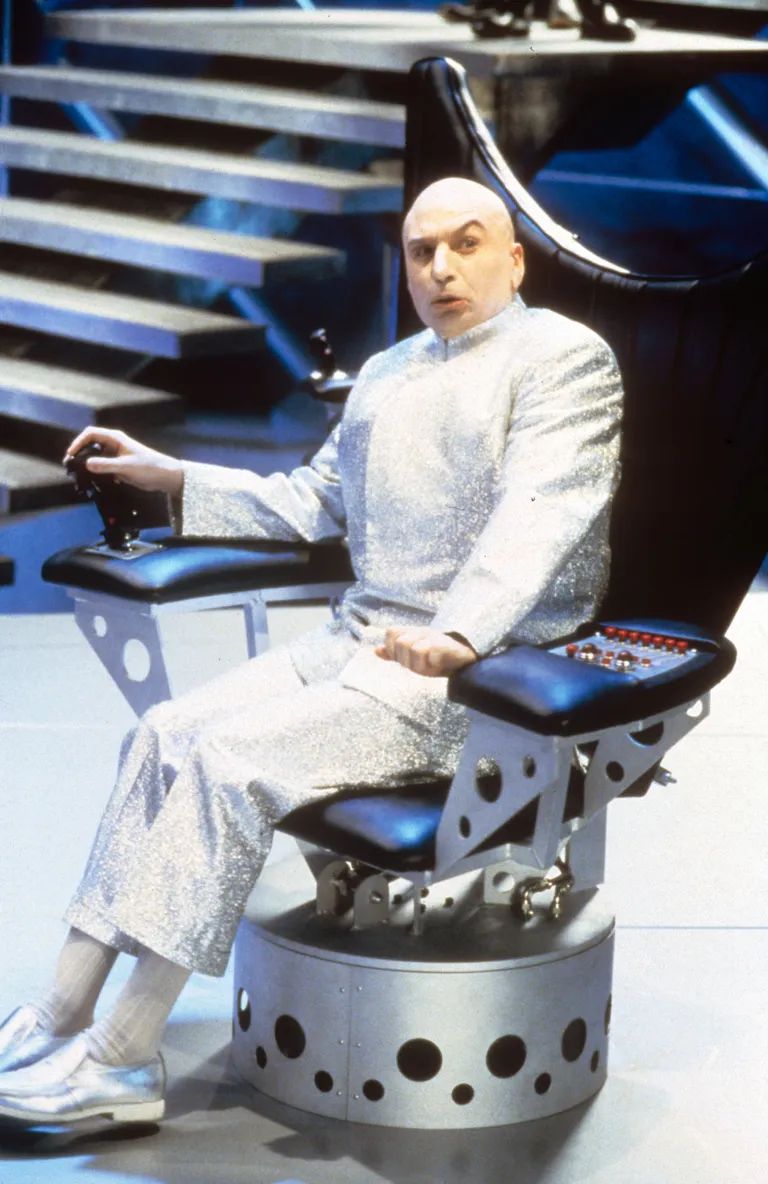 Mike Myers Dr. Evili rollis