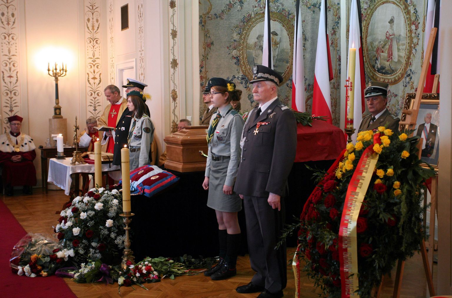 Poola viimase eksiilpresidendi Ryszard Kaczorowski sark.