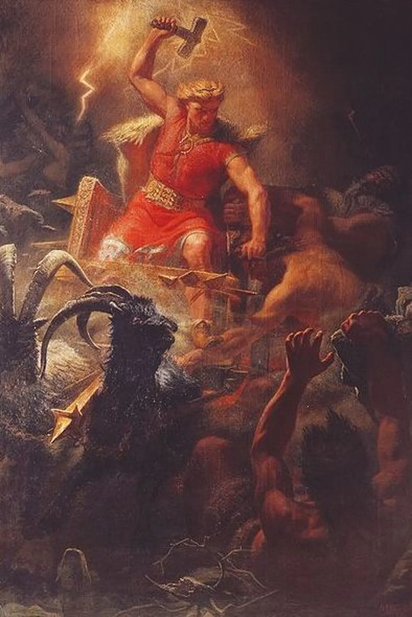 Thori kujutav maal