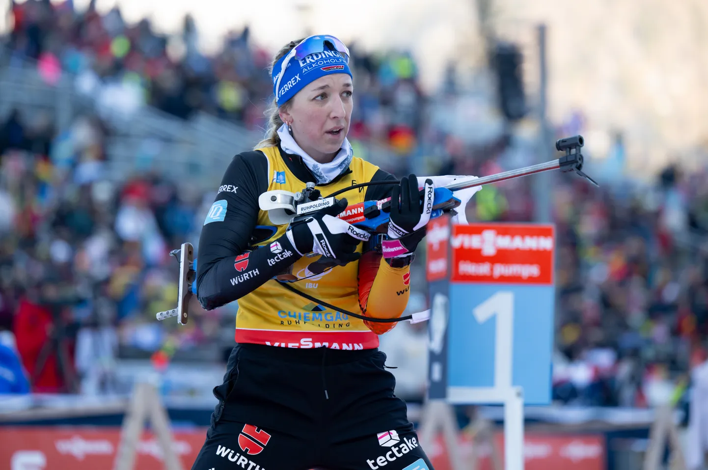 Saksa koondise ankrunaine Franziska Preuss tegi kodusel MK-etapil kindla esituse ning viis omad võiduni.