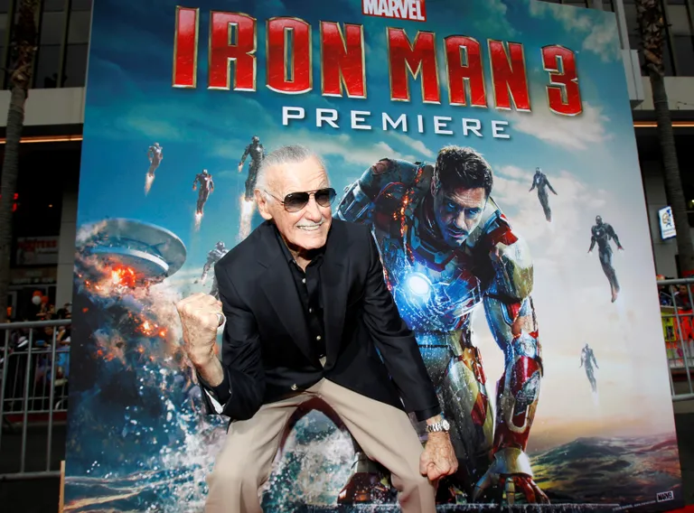Stan Lee filmi «Raudmees 3» esilinastusel.