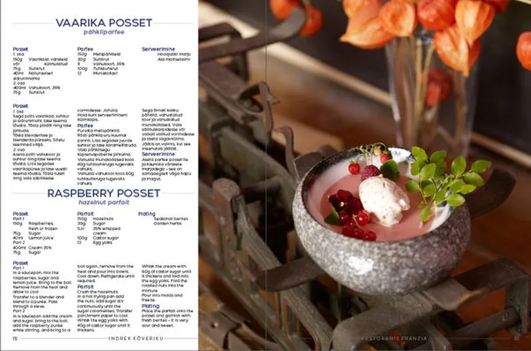 Lehekülg raamatust «25 Best Chefs – Estonia».