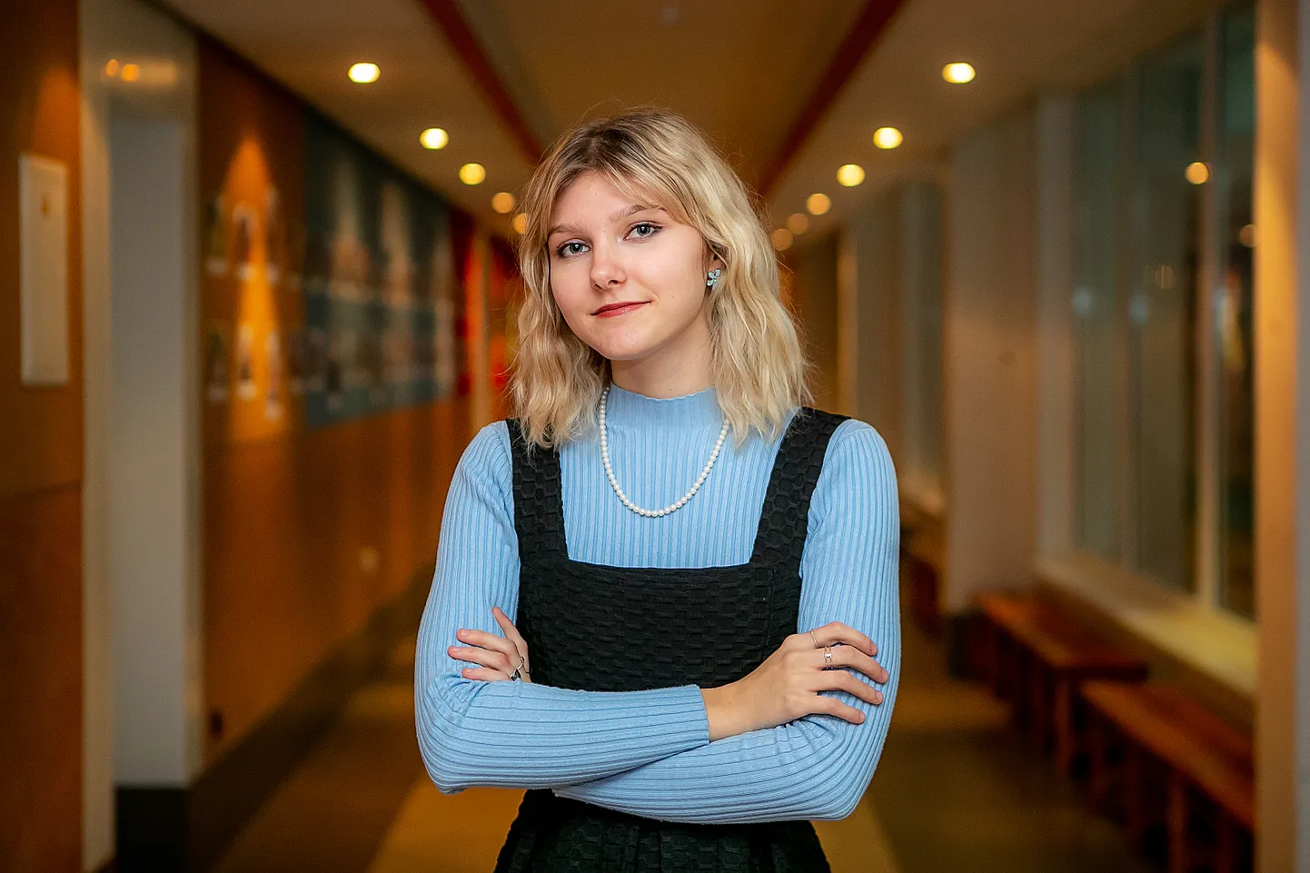 NOOR JUHT: Nooruse kooli hoolekogu esimees Melani Veelaid lubab hoolekogu tööd teha aktiivselt ja pühendunult.