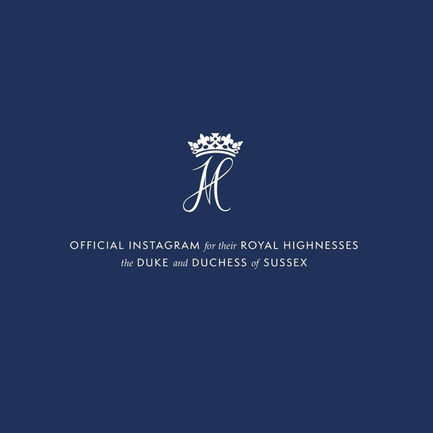 Prints Harry ja hertsoginna Meghan Markle liitusid Instagramiga.