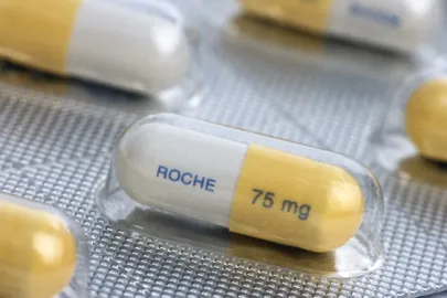 Таблетки Tamiflu.