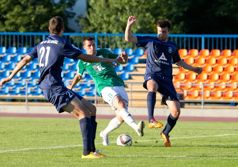 Viimati oli Levadia Sillamäest koduplatsil üle. FOTO: