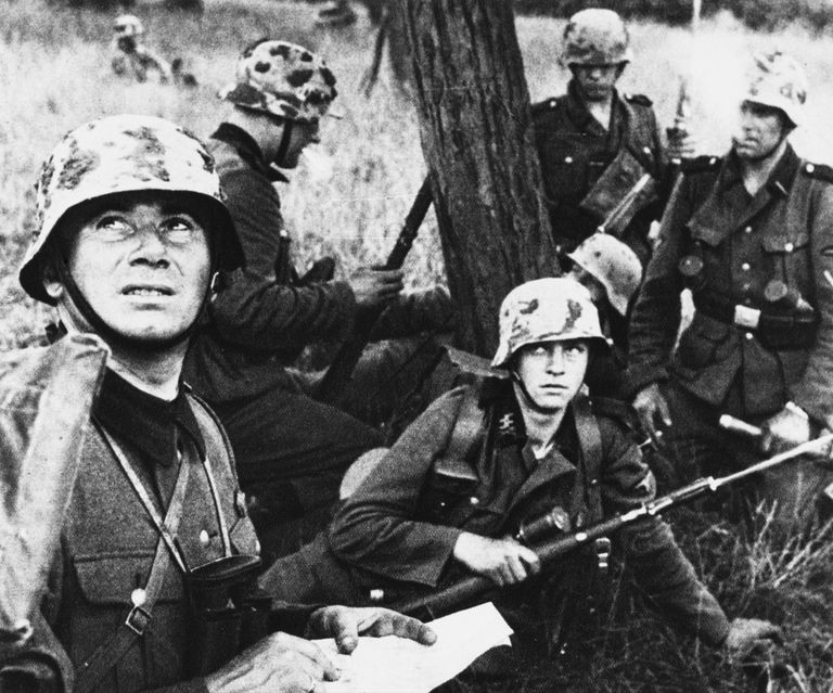 SSi sõdurid Teise maailmasõja ajal Prantsusmaal. 