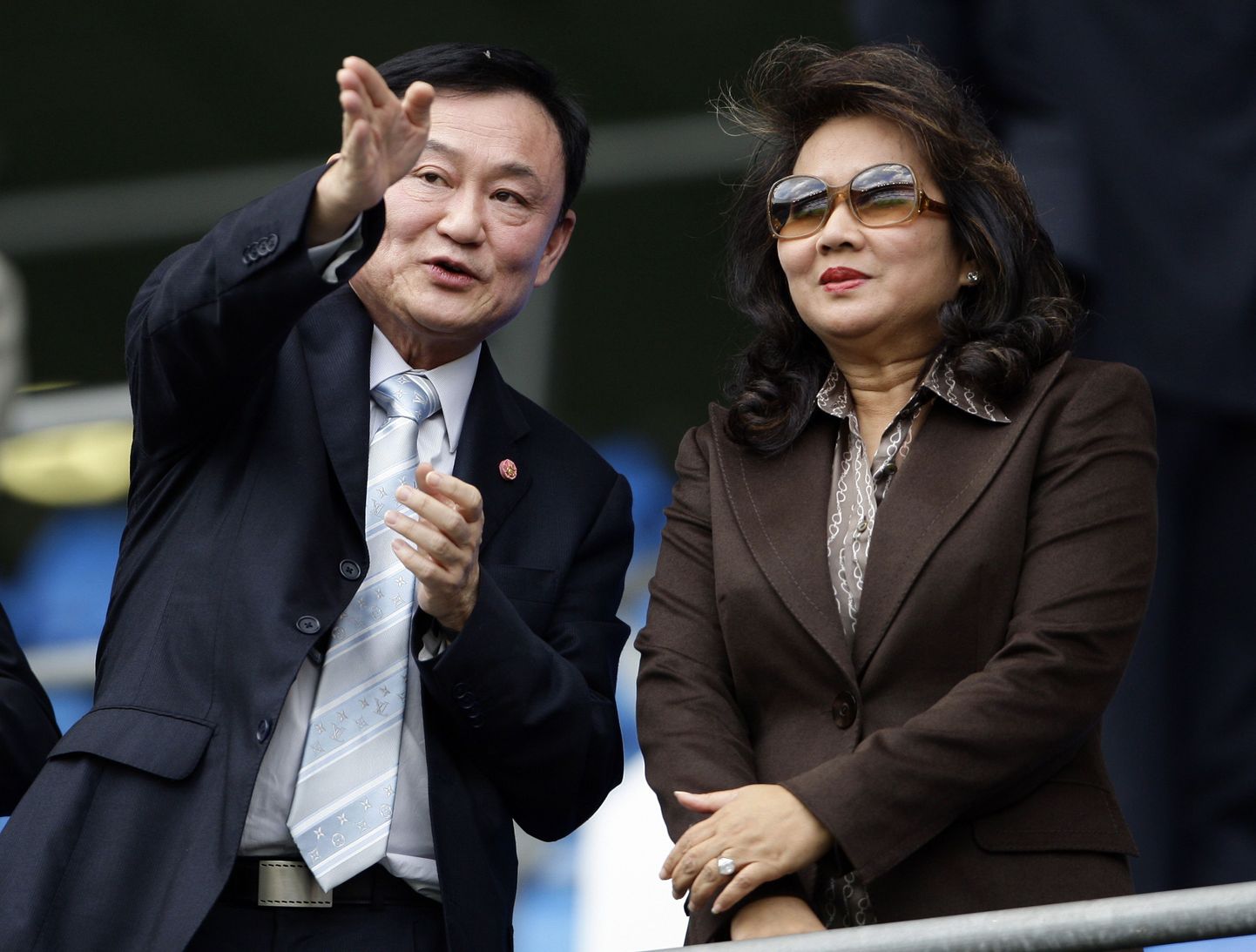 Thaksin Shinawatra naisega.