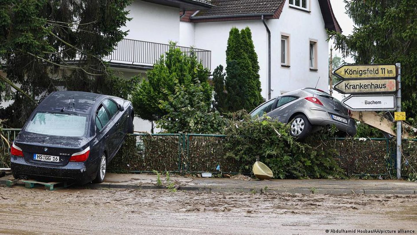 Наводнение в Германии.