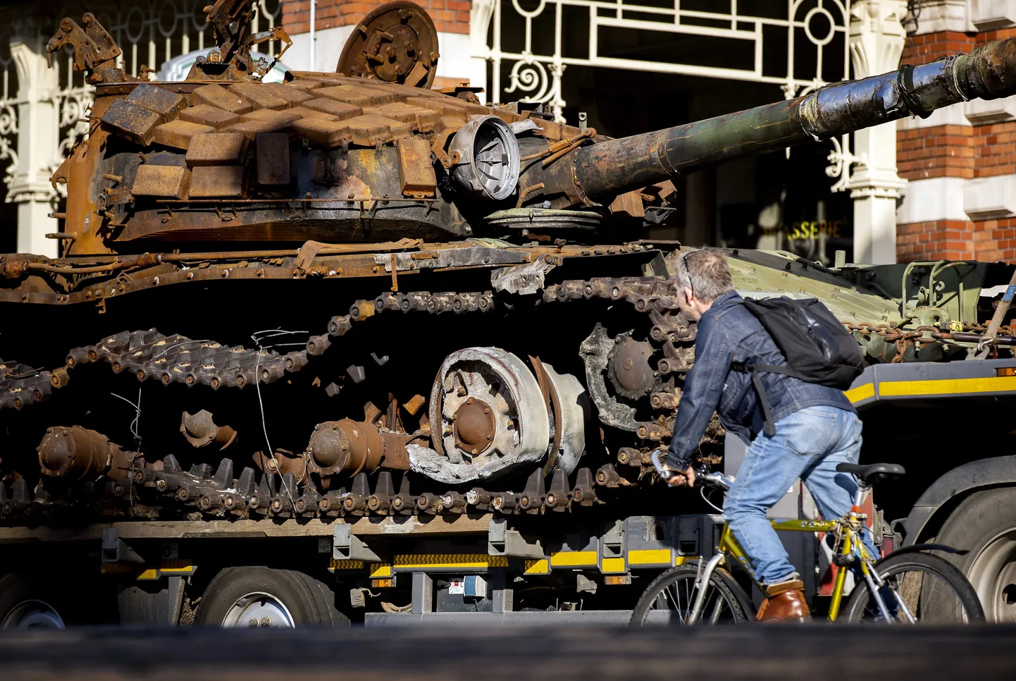 "T-72" tanks Amsterdamā