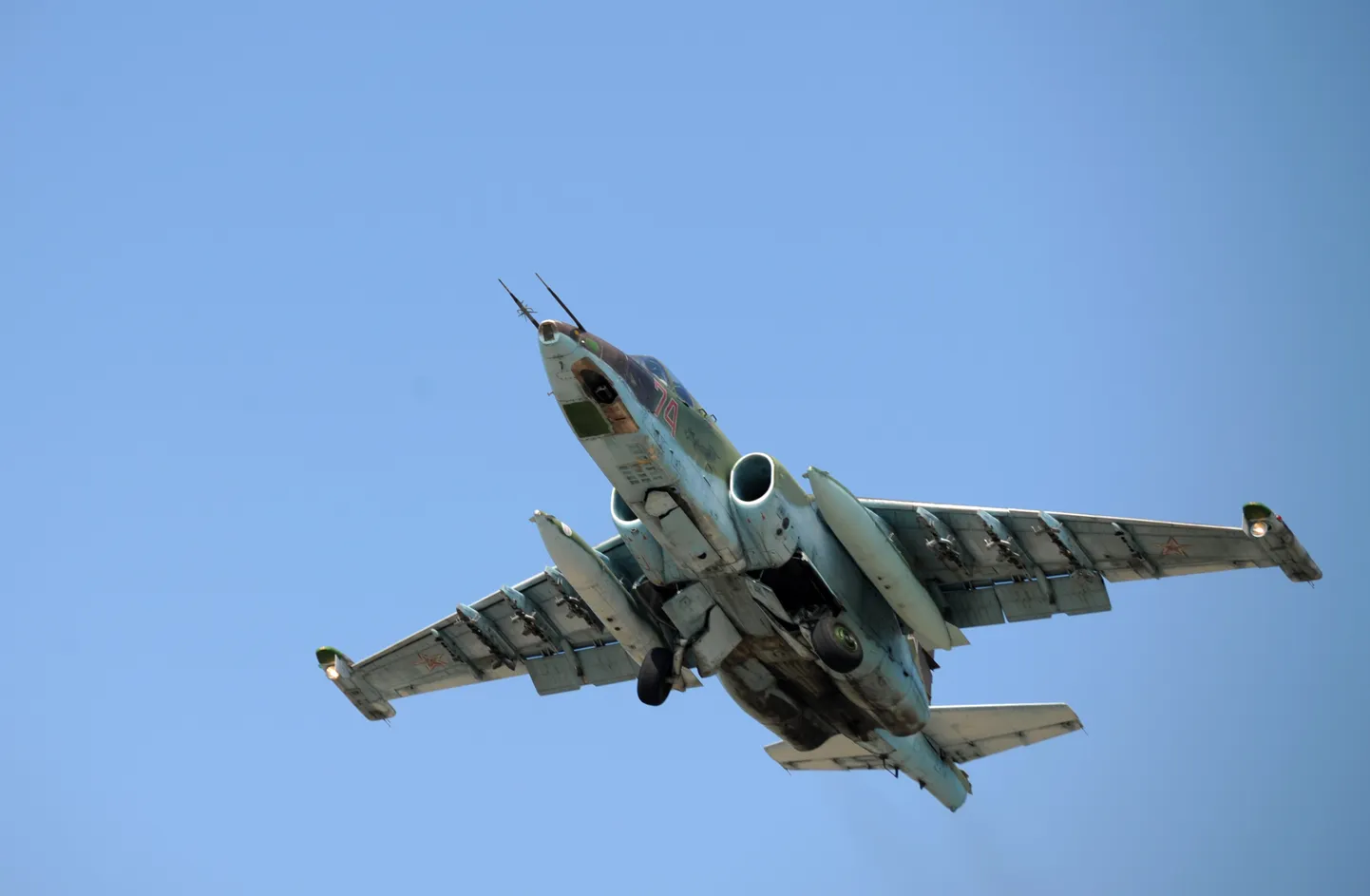 Sõjalennuk SU-25.