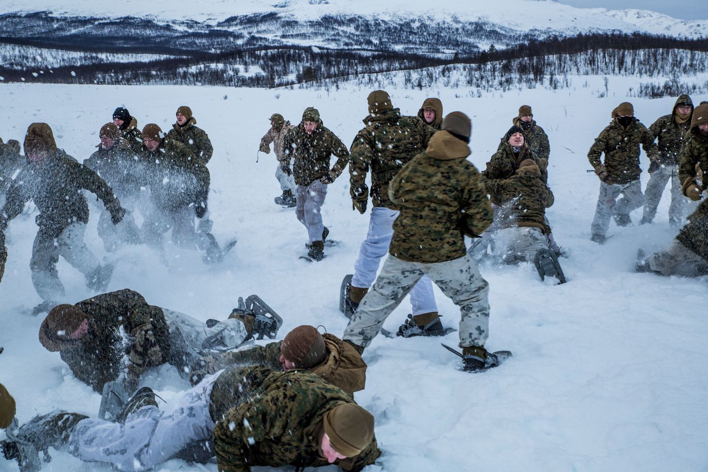USA merejalaväelased Norras õppustel.