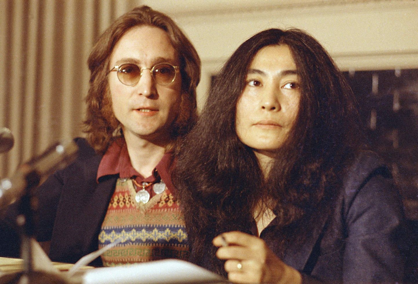 John Lennon ja Yoko Ono aastal 1973