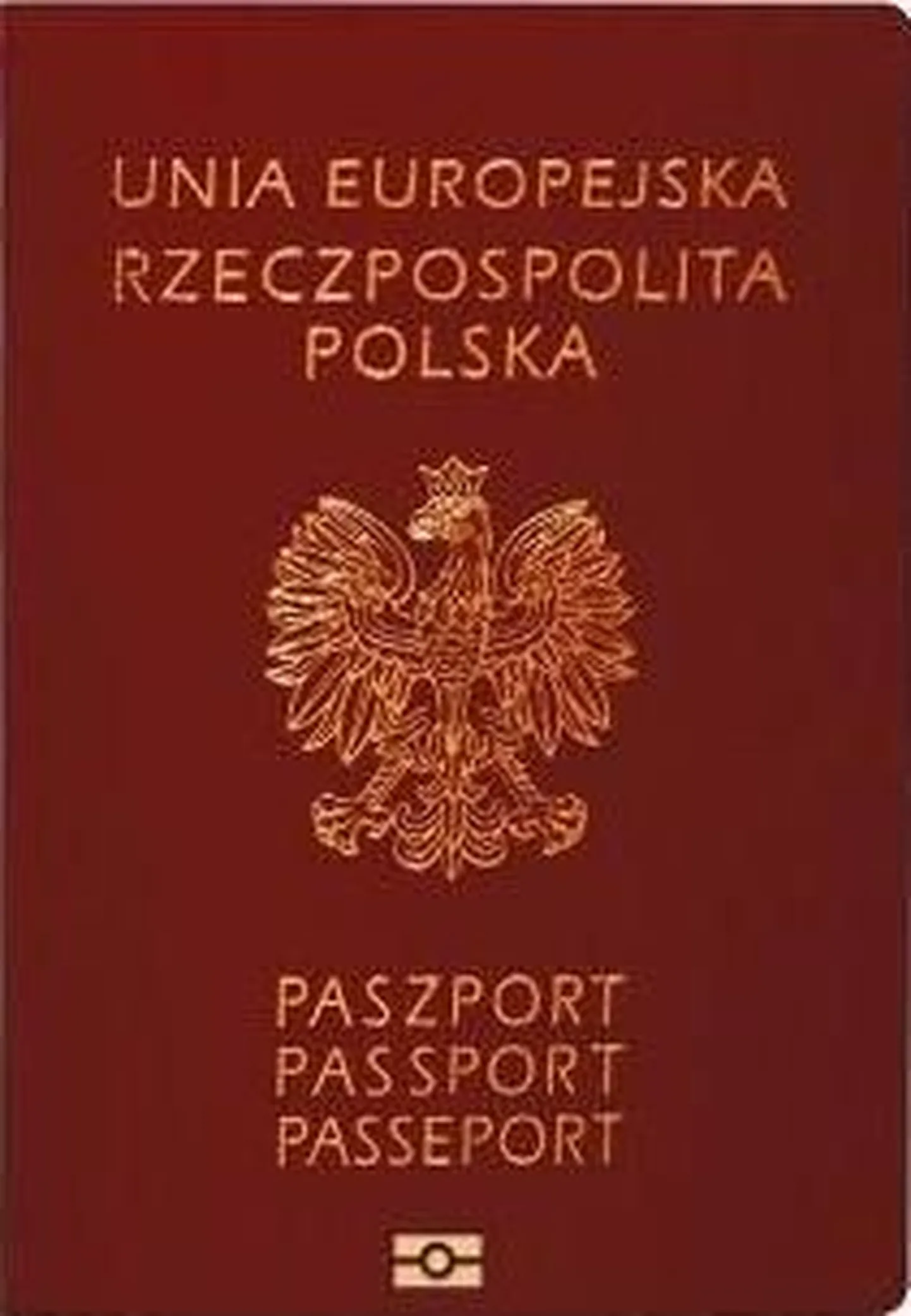 Обложка польского паспорта.