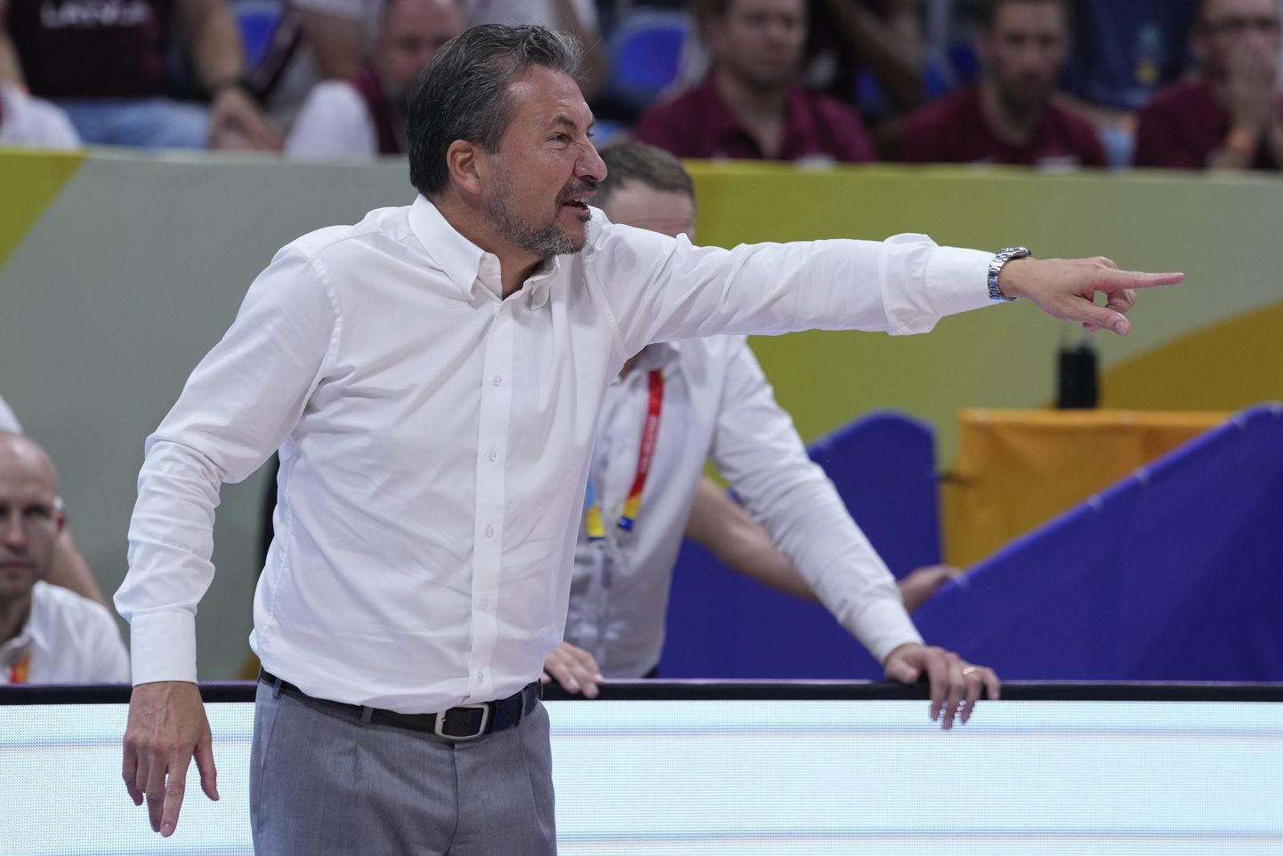Latvijas vīriešu basketbola izlases galvenais treneris Luka Banki