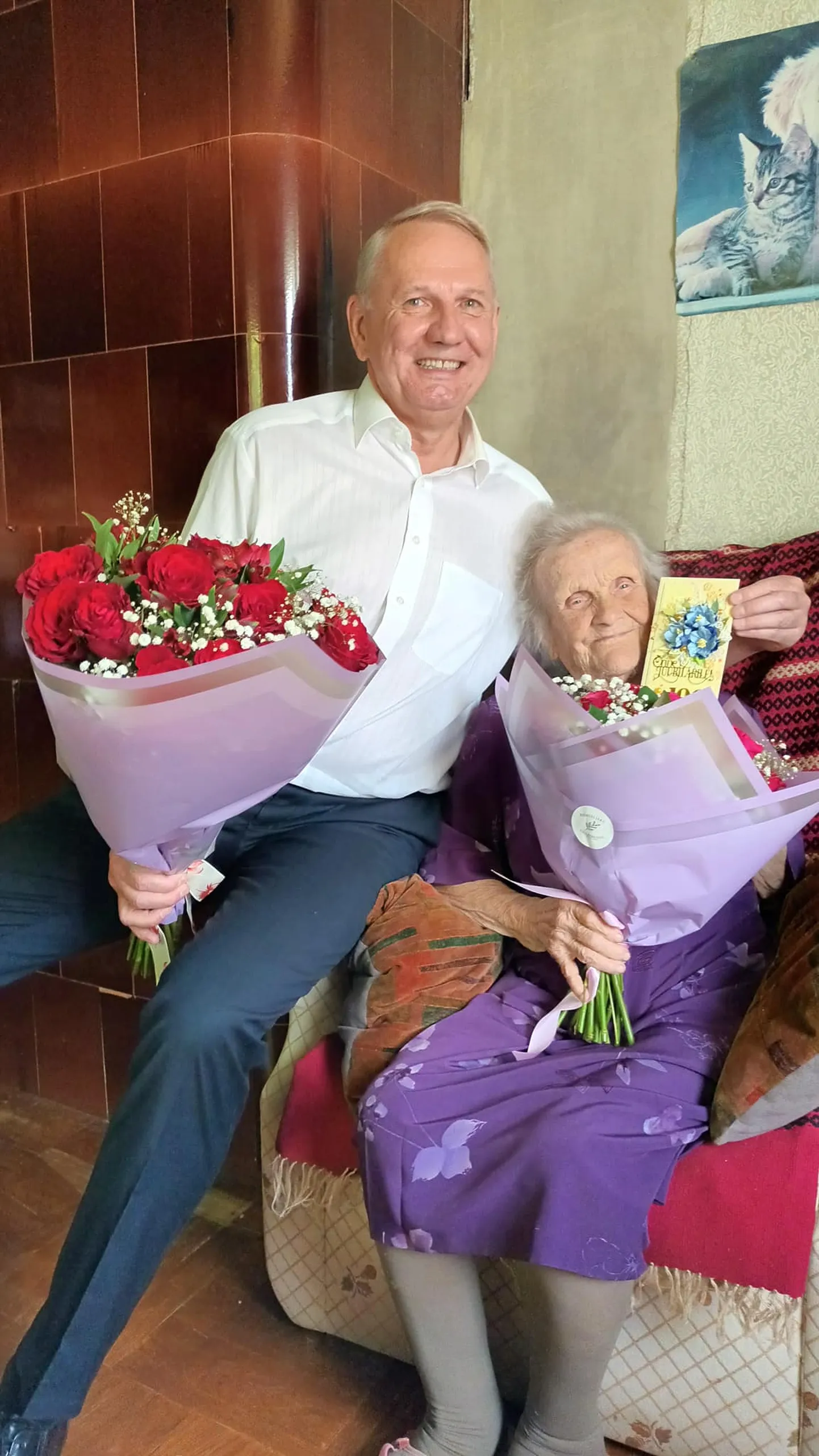 Aino Nepp tähistas 30. juunil oma 100. juubelit.