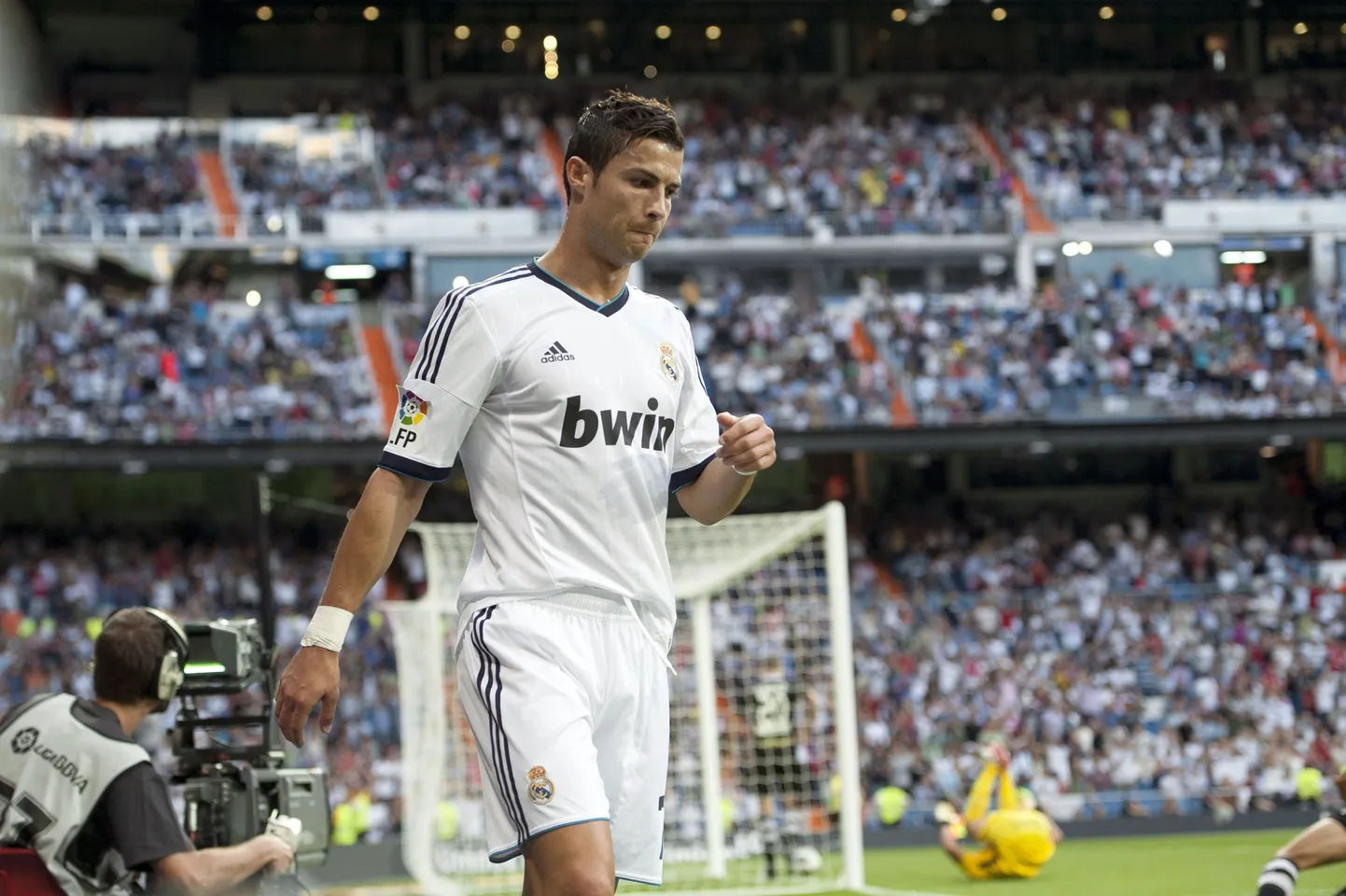 Cristiano Ronaldo pärast värava löömist Granada vastu.
