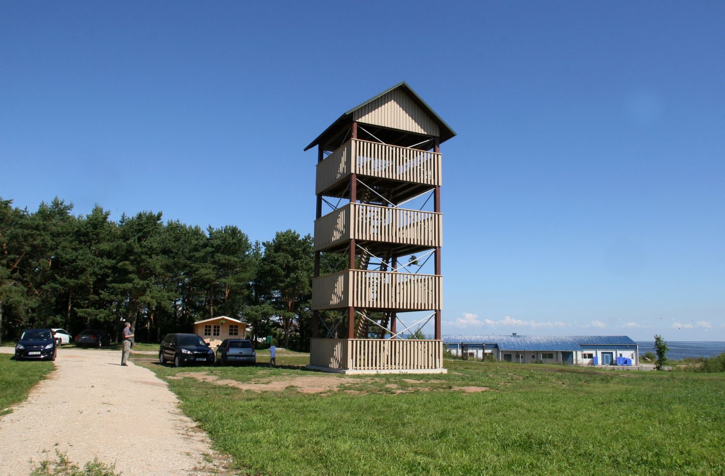 Vastavatud Kallaste vaatetorn 2014. aasta juulis.
