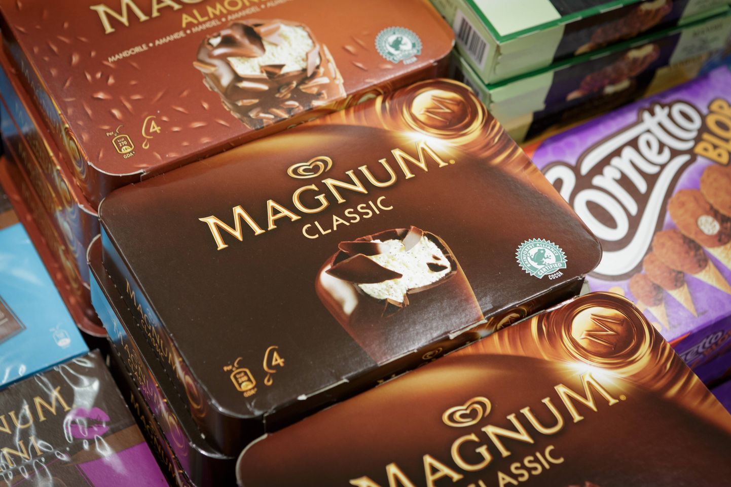 Unileveri üheks tuntuimaks jäätisebrändiks on Magnum.