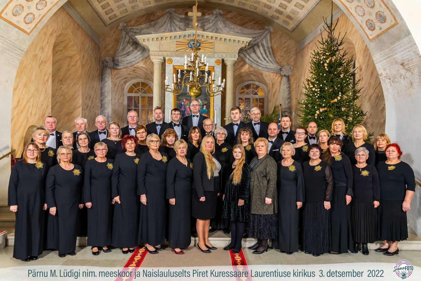 "Jõuluaeg on tulemas": Pärnu M. Lüdigi nimeline meeskoor ja naislauluselts Piret Laurentiuse kirikus 3. detsembril