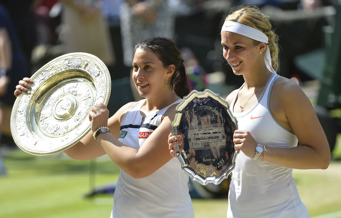 Marion Bartoli (vasakul) ja Sabine Lisicki.