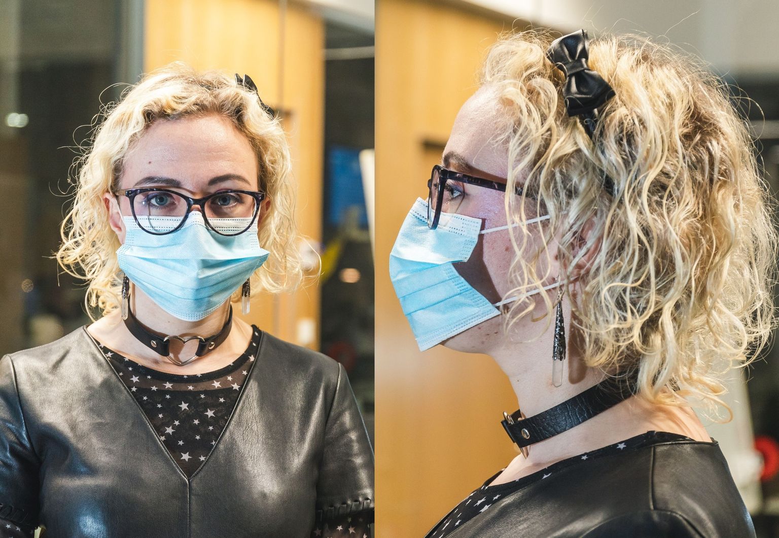 Ühekordne kirurgiline mask, mis peaks ette sobima kõigile, tekitab kõhnema näokujuga inimestel kandes põskede kohale ebameeldivad nn. õhuavad.