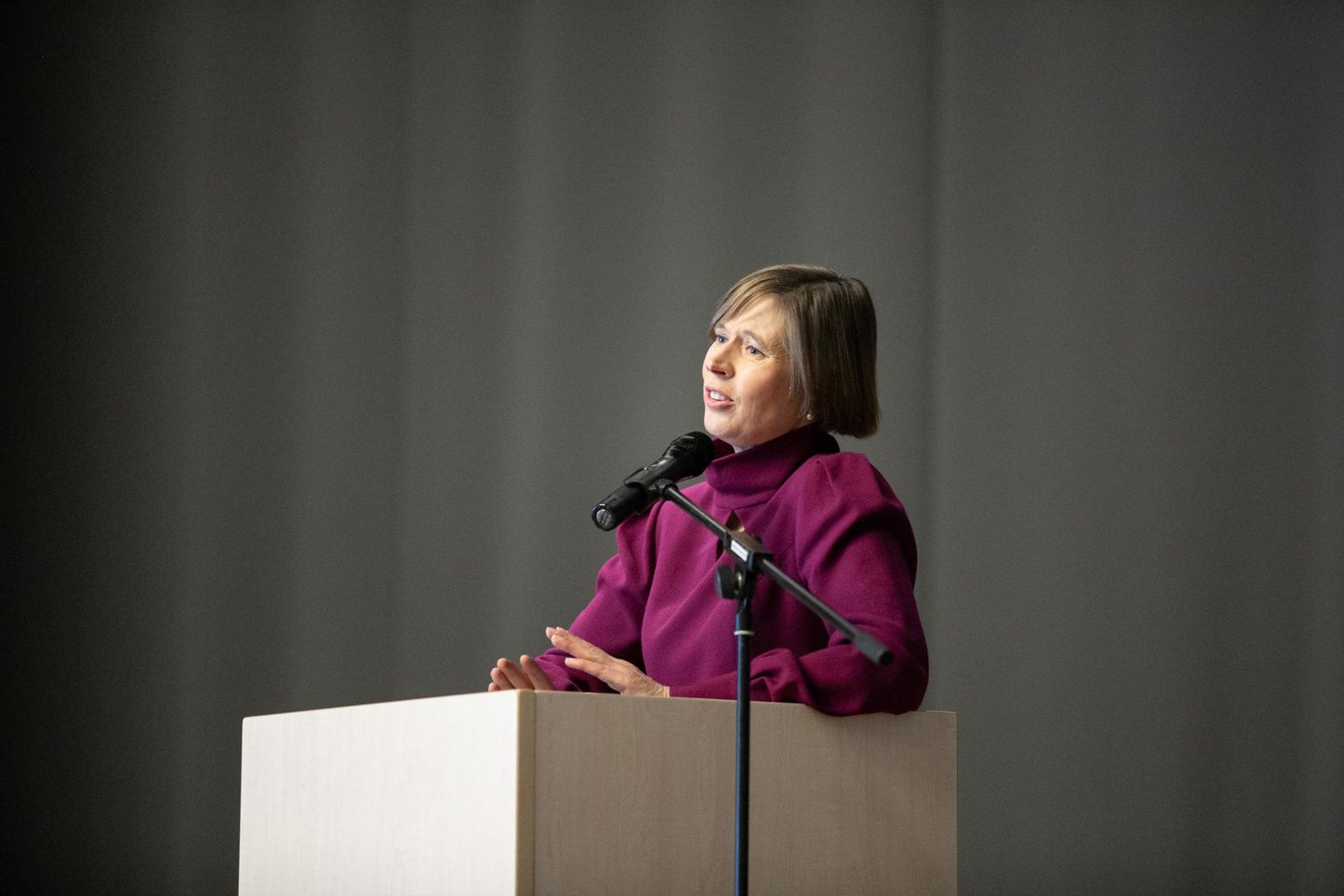 Pesident Kersti Kaljulaid.