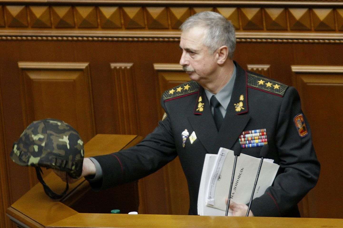 Ukraina kaitseministri kt Mõhhailo Koval.