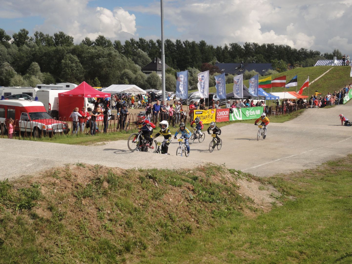Balti karikavõistlusi rattakrossis 2016 augustis Tähtvere BMX-rajal.