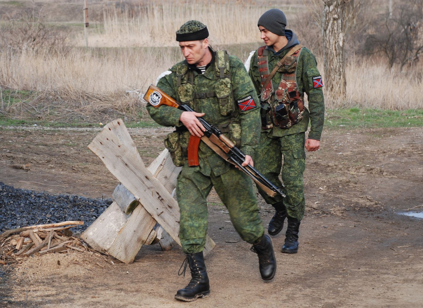 Vene-meelsed separatistid Ida-Ukrainas.