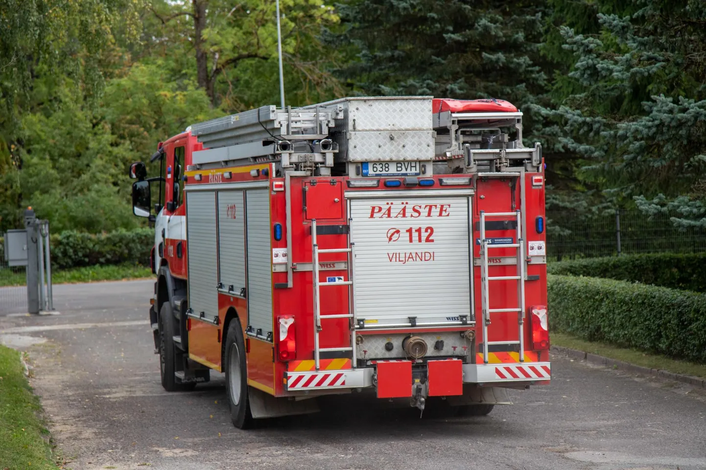 Päästjad kutsuti rehvipõlengule. Foto on illustratiivne.